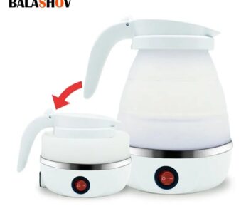 600 ml de voyage domestique chauffe-eau théière bouilloire électrique pliable portable 220 volts et une casserole d’eau bouillante et les appareils de cuisine