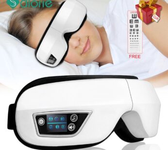 Ohio eur oculaire intelligent 6D, vibration de l’airbag, soins oculaires, compresse chaude, Bluetooth, lunettes de massage, poudres de fatigue et déformable