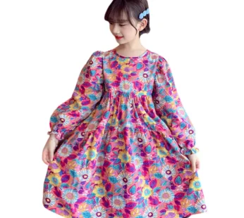 Spring Dresses for Girls Elegant Dress Kids Princess Costumes Teenagers School Children Clothes Vestidos 3 4 6 7 8 9 10 12 Years