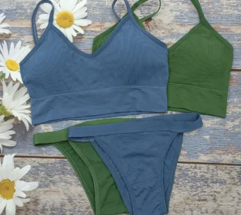 APHROLA-Ensemble de lingerie sans couture pour femmes, ensemble de sous-vêtements basiques, soutien-gorge sans fil, culotte sans fil, sous-vêtements féminins