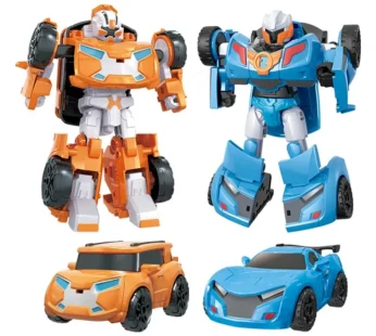 Mini Robot de Transformation Tobot jouets de dessin animé coréen frères Anime Tobot déformation voiture avion jouets pour enfants cadeau