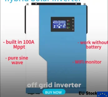 Onduleur solaire hybride à onde sinusoïdale pure, hors réseau, 5500W, 48V, 6000W, 100A, contrôleur de charge MPPT, fonctionnant sans batterie